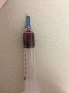 Why are they making fun of my blood? It doesn't look that dark or does it....